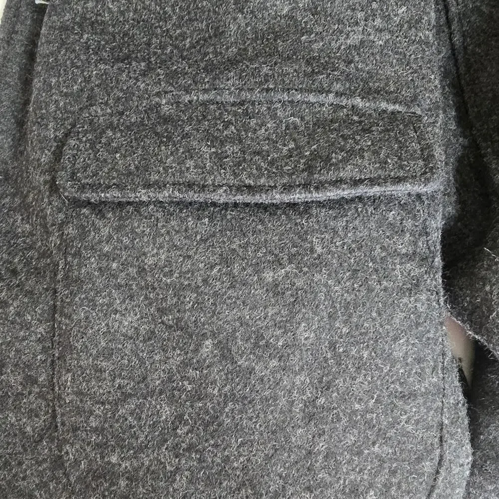 1st‎ PAT-RN Comfort Knit Blazer Wool Gray Size S